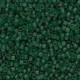 Miyuki delica kralen 11/0 - Matted transparent emerald DB-767